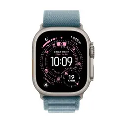 Watch Ultra 3 Cell 49mm Naturtitan Loop Armband Alpine hellblau L — B2B-Großhandelspreis