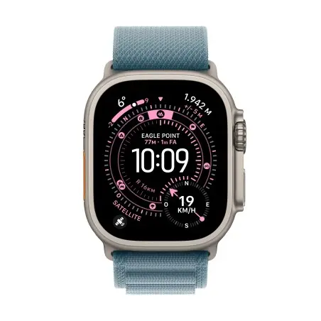 Watch Ultra 3 Cell 49mm Naturtitan Loop Armband Alpine hellblau L — B2B-Großhandelspreis
