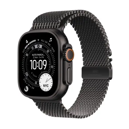 Watch Ultra 3 Cell 49mm Titan Schwarz Milanaise Armband Schwarz L — B2B-Großhandelspreis
