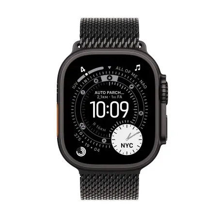 Watch Ultra 3 Cell 49mm Titan Schwarz Milanaise Armband Schwarz L — B2B-Großhandelspreis