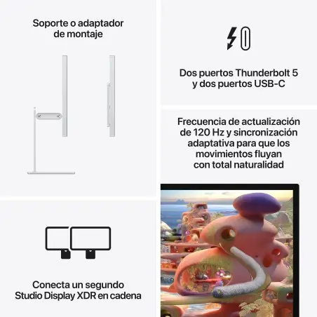 Studio Display XDR mit vidrio nanotexturizado und adapter montaje VESA Apple Großhandel B2B 📦