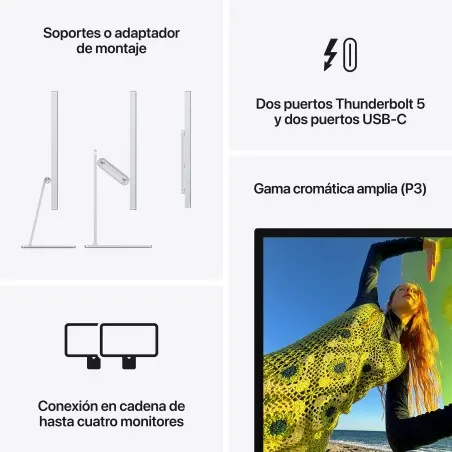 Studio Display mit vidrio estándar und adapter montaje VESA Apple Großhandel B2B 📦